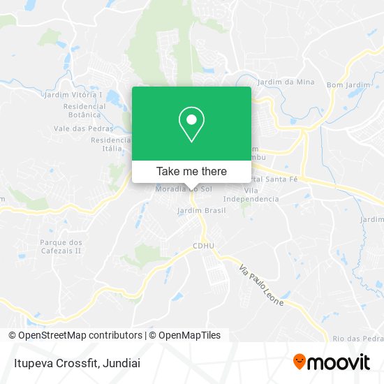 Itupeva Crossfit map