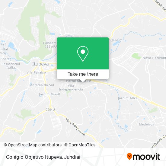 Colégio Objetivo Itupeva map