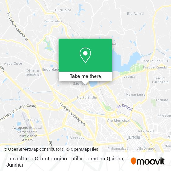 Mapa Consultório Odontológico Tatilla Tolentino Quirino