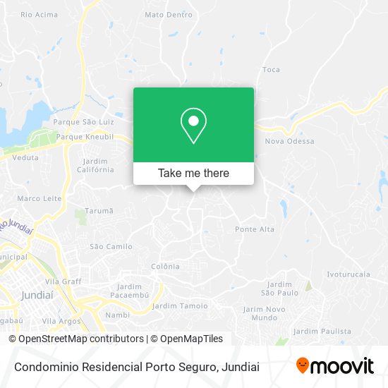 Condominio Residencial Porto Seguro map