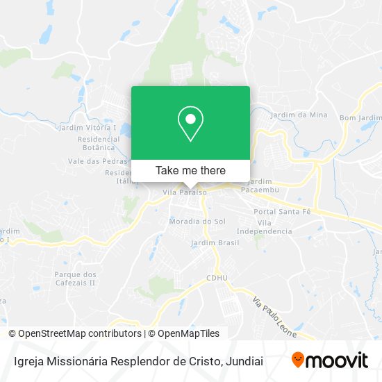 Igreja Missionária Resplendor de Cristo map
