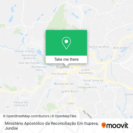 Ministério Apostólico da Reconciliação Em Itupeva map