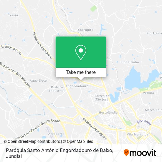 Paróquia Santo Antônio Engordadouro de Baixo map