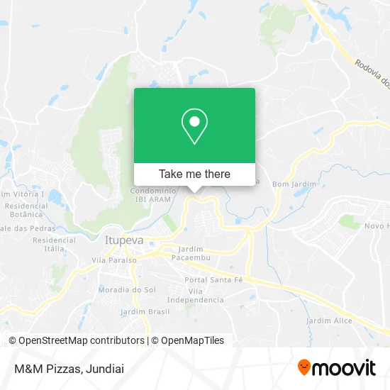 M&M Pizzas map