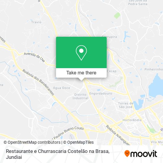 Mapa Restaurante e Churrascaria Costelão na Brasa