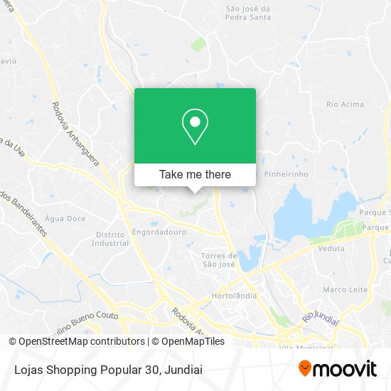 Mapa Lojas Shopping Popular 30