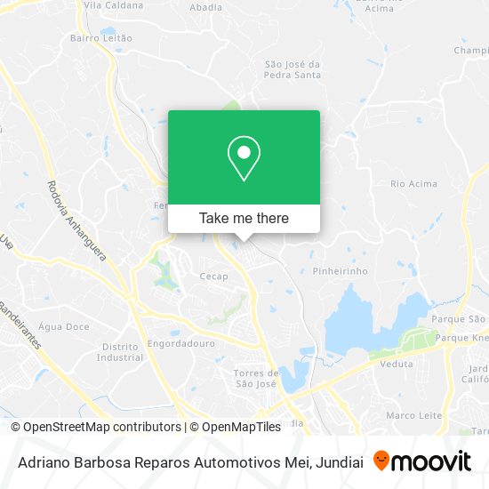 Adriano Barbosa Reparos Automotivos Mei map