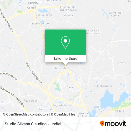 Studio Silvana Claudino map