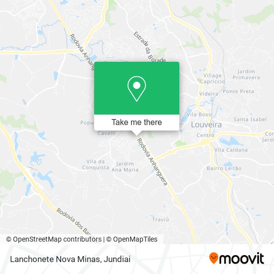 Lanchonete Nova Minas map