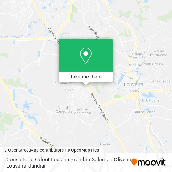 Consultório Odont Luciana Brandão Salomão Oliveira Louveira map