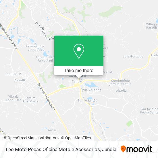 Leo Moto Peças Oficina Moto e Acessórios map