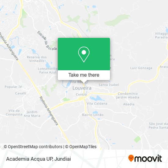 Mapa Academia Acqua UP