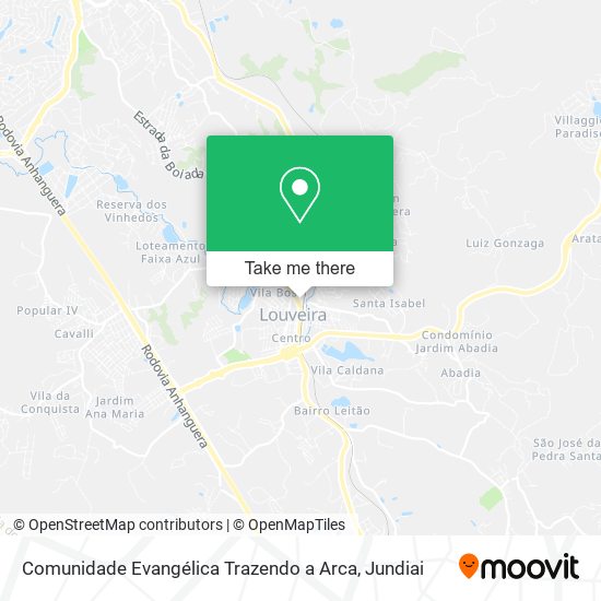 Comunidade Evangélica Trazendo a Arca map