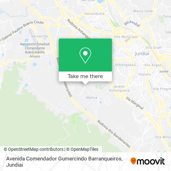 Mapa Avenida Comendador Gumercindo Barranqueiros