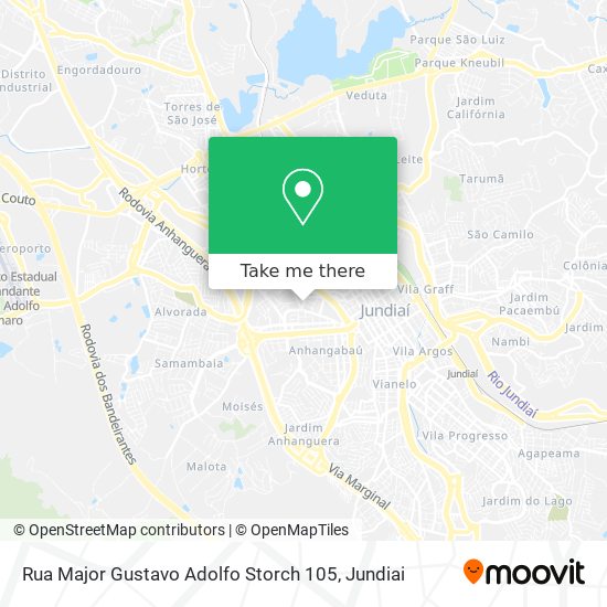 Rua Major Gustavo Adolfo Storch 105 map