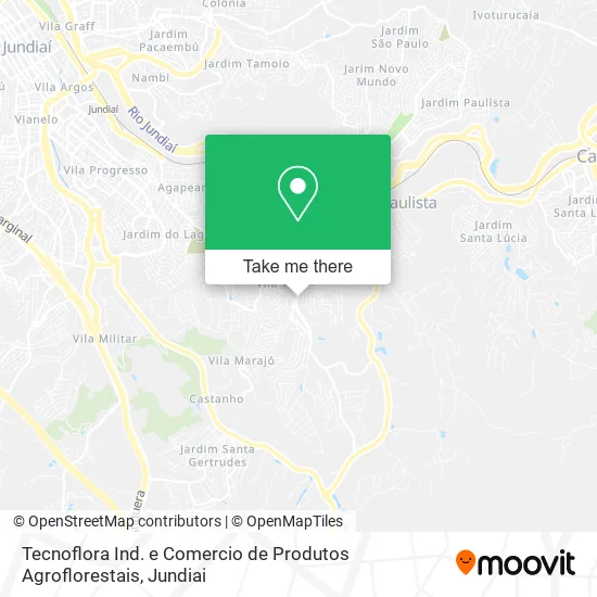 Tecnoflora Ind. e Comercio de Produtos Agroflorestais map
