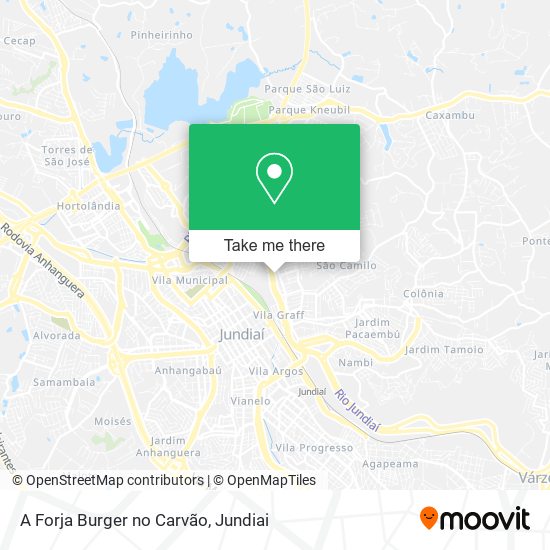 A Forja Burger no Carvão map