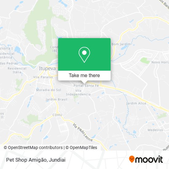 Pet Shop Amigão map