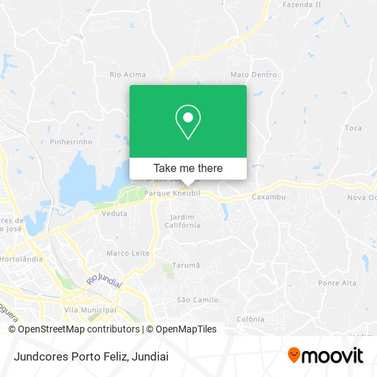Jundcores Porto Feliz map