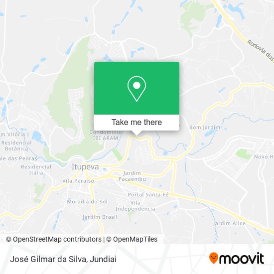 José Gilmar da Silva map