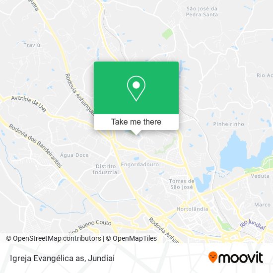 Igreja Evangélica as map