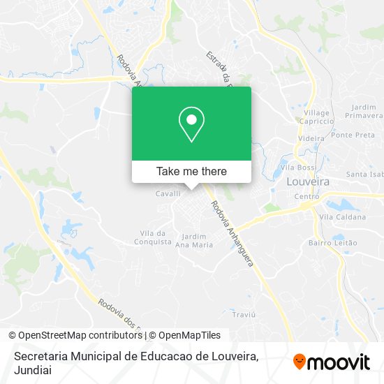 Secretaria Municipal de Educacao de Louveira map