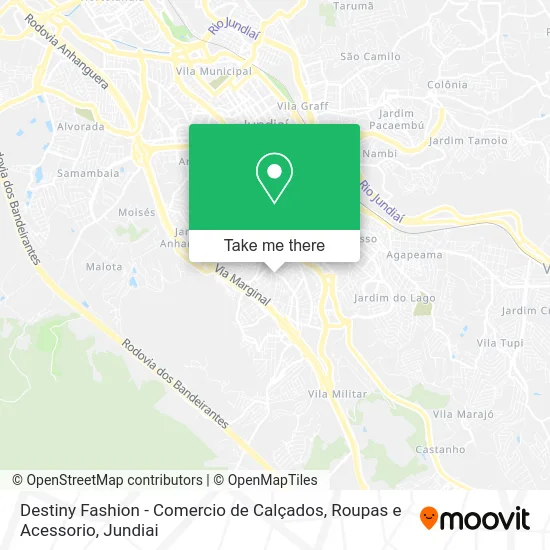 Destiny Fashion - Comercio de Calçados, Roupas e Acessorio map