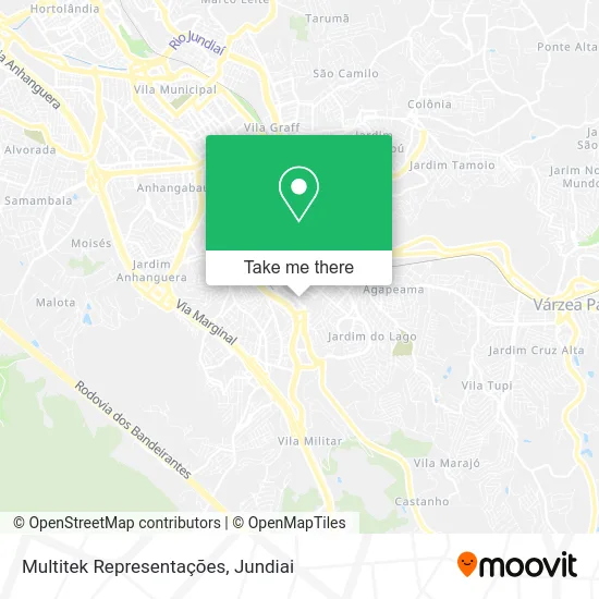 Multitek Representações map