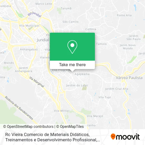 Rc Vieira Comercio de Materiais Didáticos, Treinamentos e Desenvolvimento Profissional map