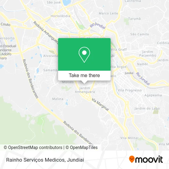 Rainho Serviços Medicos map