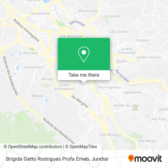 Brígida Gatto Rodrigues Profa Emeb map
