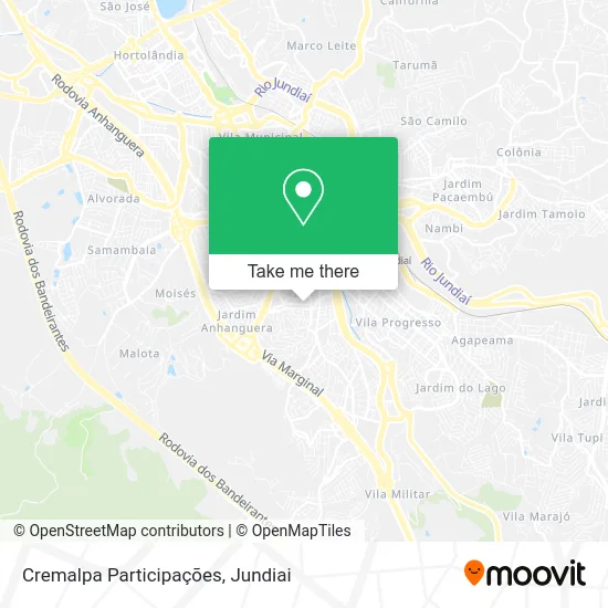 Cremalpa Participações map