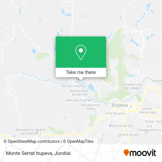 Monte Serrat Itupeva map