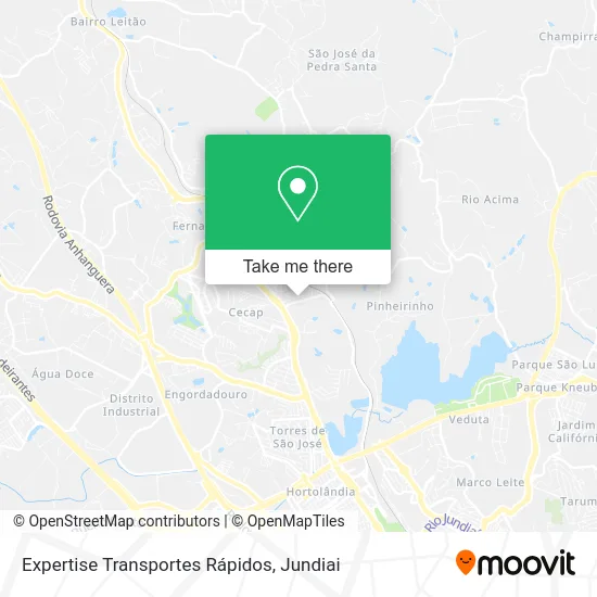Expertise Transportes Rápidos map