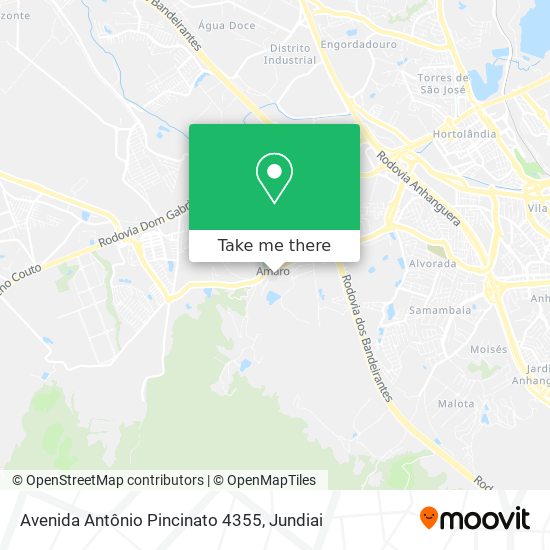 Avenida Antônio Pincinato 4355 map