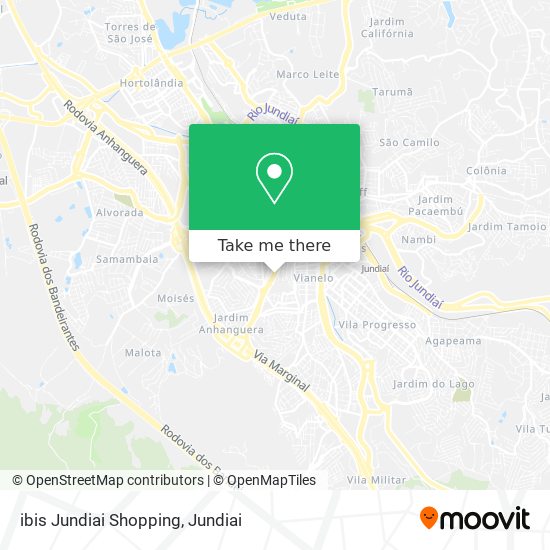 ibis Jundiai Shopping map