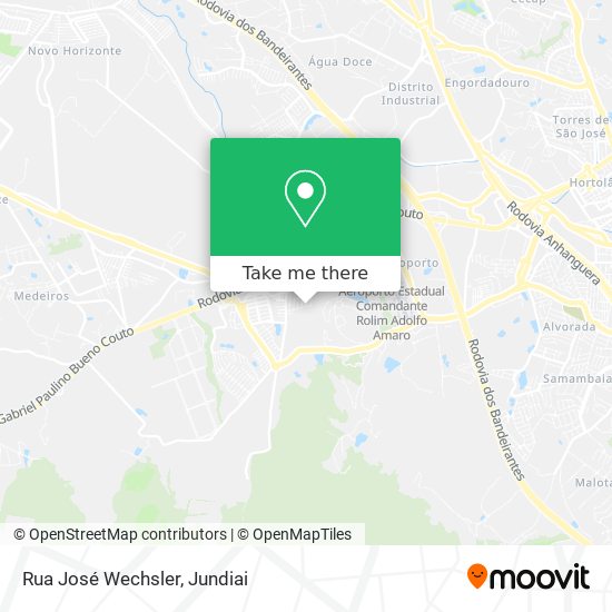 Rua José Wechsler map