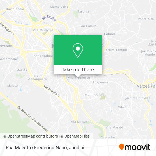 Rua Maestro Frederico Nano map
