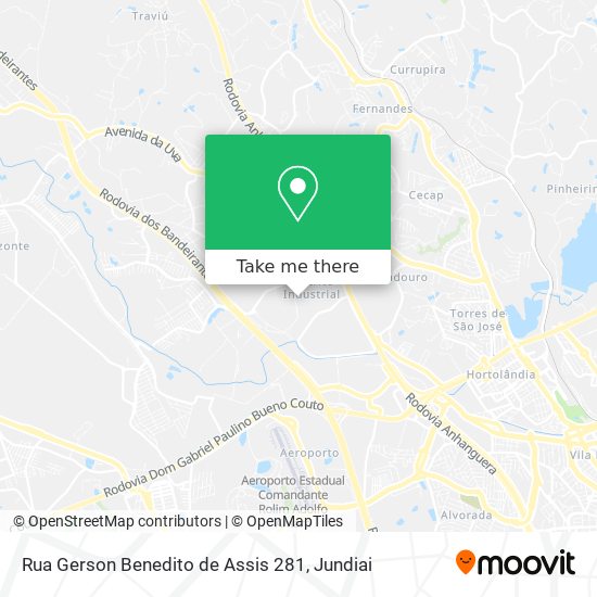 Mapa Rua Gerson Benedito de Assis 281