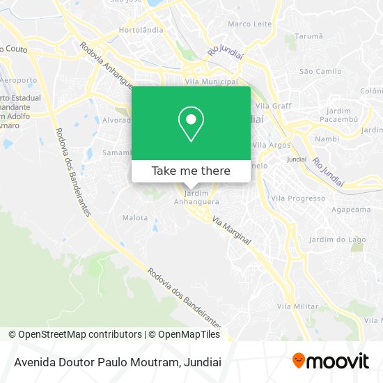 Avenida Doutor Paulo Moutram map