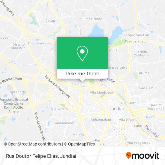 Mapa Rua Doutor Felipe Elias