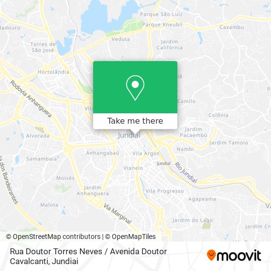 Mapa Rua Doutor Torres Neves / Avenida Doutor Cavalcanti