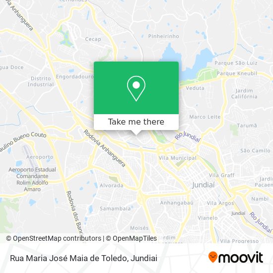 Rua Maria José Maia de Toledo map