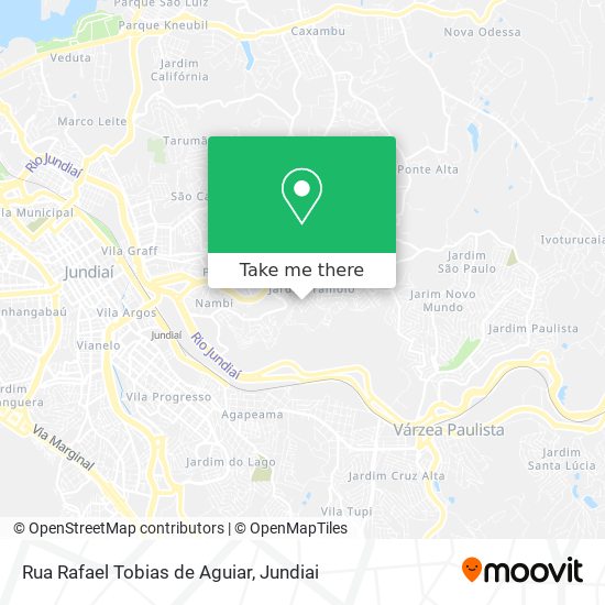 Mapa Rua Rafael Tobias de Aguiar