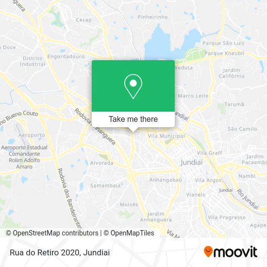 Rua do Retiro 2020 map