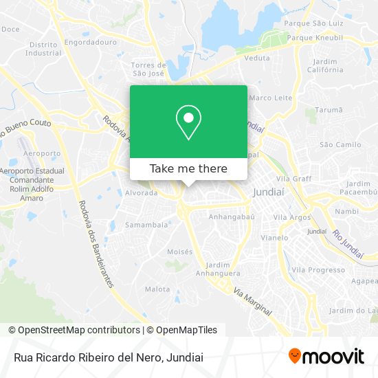 Rua Ricardo Ribeiro del Nero map