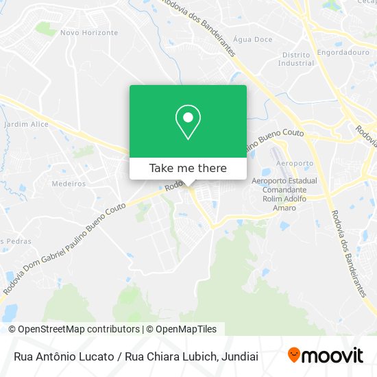 Rua Antônio Lucato / Rua Chiara Lubich map