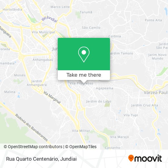 Rua Quarto Centenário map