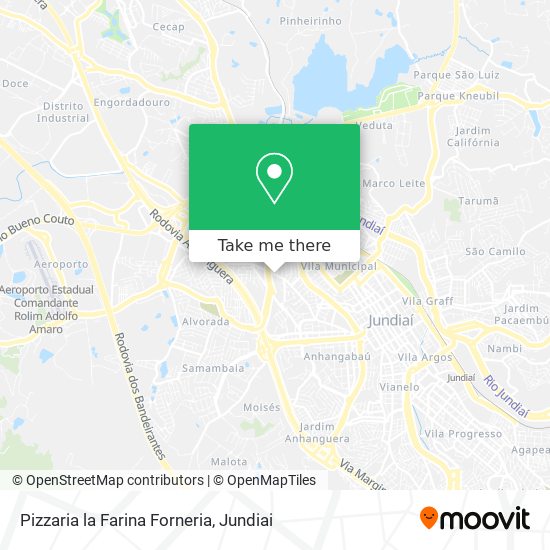 Pizzaria la Farina Forneria map