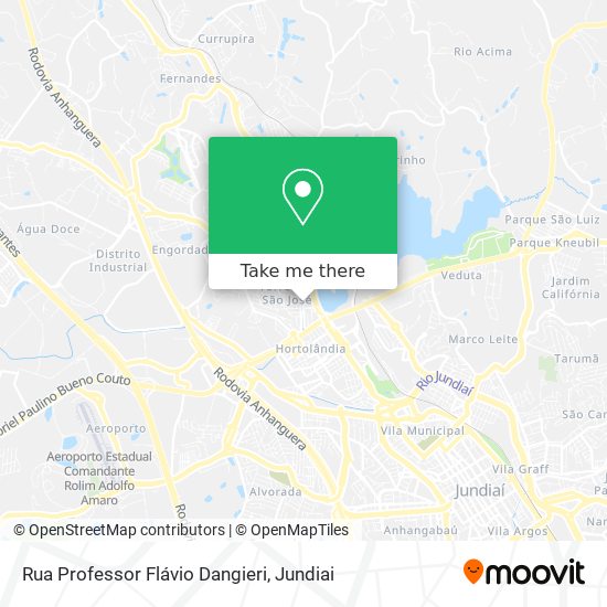 Rua Professor Flávio Dangieri map